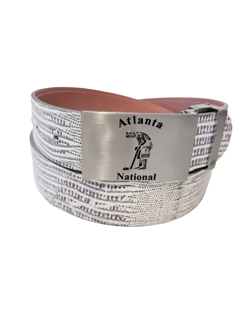 Druh Atlanta National Golf Lizard Leather Belt